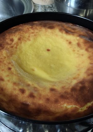 Una foto de Tarta de queso al horno