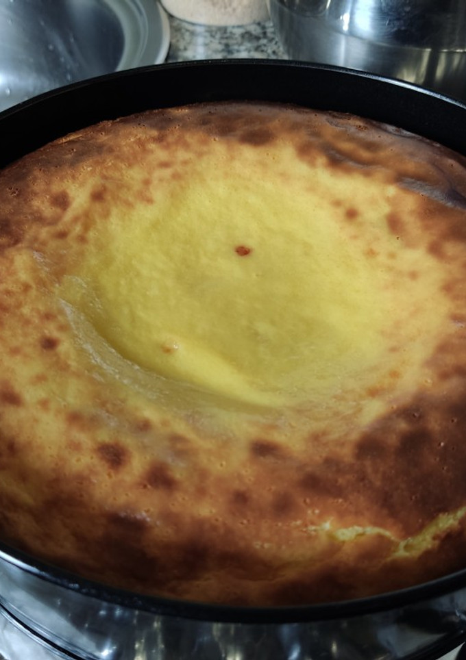 Una foto de Tarta de queso al horno