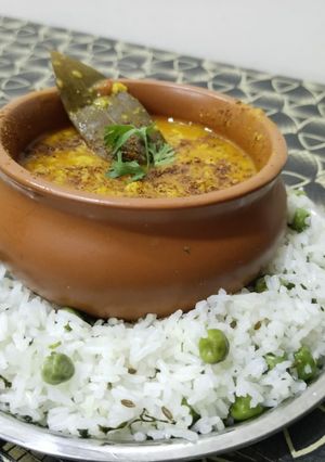मटर चावल रेसिपी मुख्य फोटो