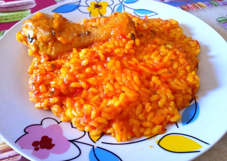 Guiso de arroz con pollo