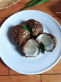 Foto resep Mochi miniatur kelapa