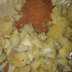 A picture of Sweet potato with groundnut.