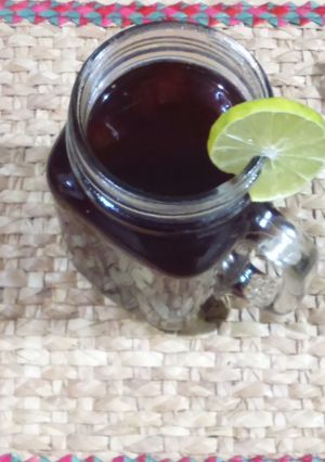 Una foto de Té de arándanos (Olla de cocción lenta-SlowCooker-CrockPot)