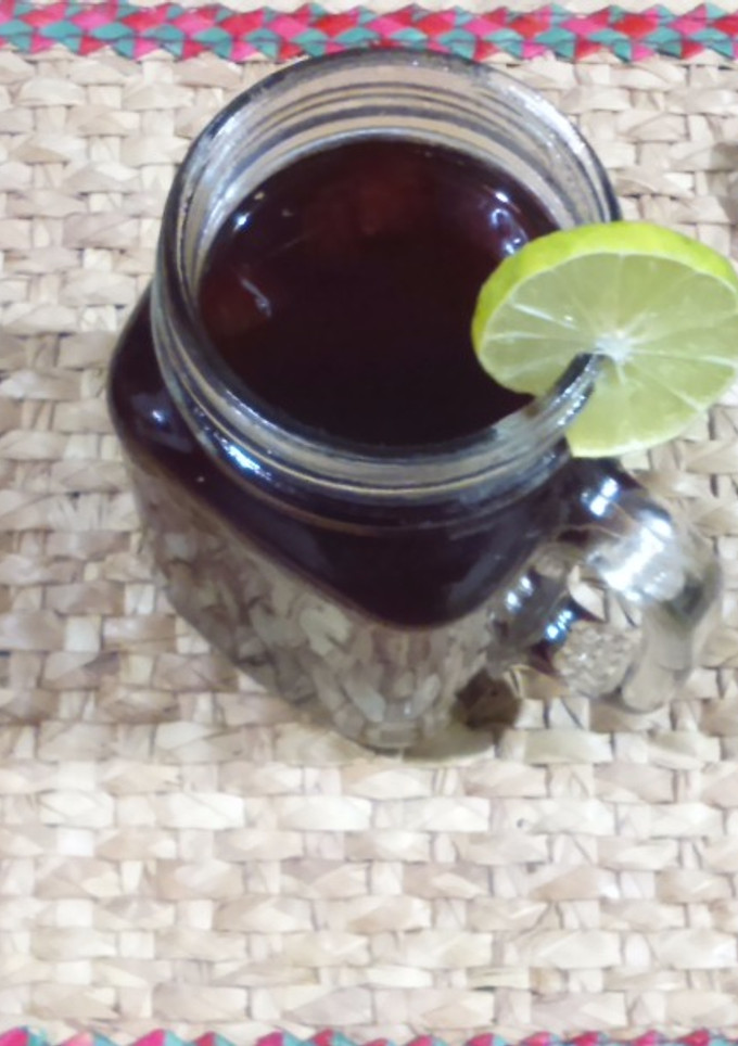 Una foto de Té de arándanos (Olla de cocción lenta-SlowCooker-CrockPot)