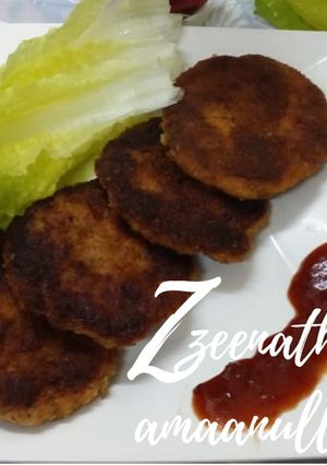 A picture of Homemade Crisp Chicken Burger Patties.