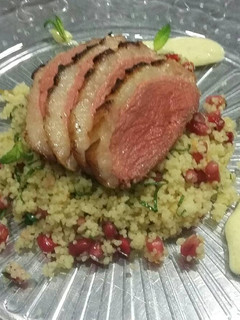 Una foto de Ensalada de cuscús y magret