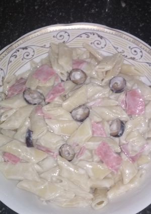 صورة لوصفة المعكرونة بالزبادي بأسهل طريقة وغير مكلفه 😋👌
