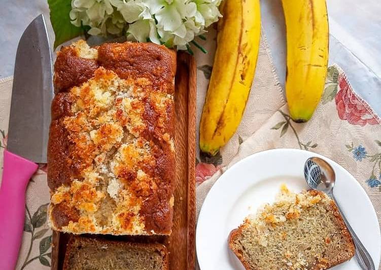 Cara Gampang Menyiapkan Banana bread cake, Lezat