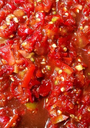 Foto resep Sambal terasi mentah