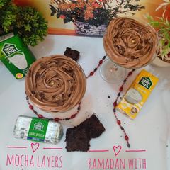 A picture of Mocha layers mousse.