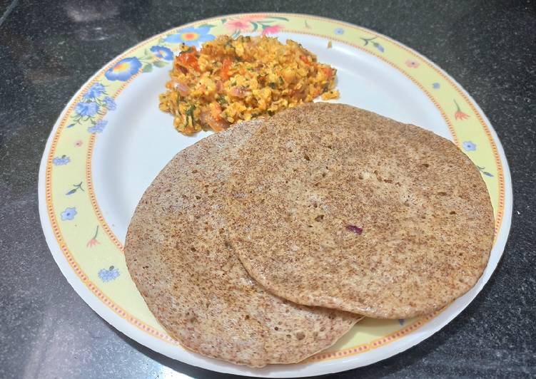 Methi gobhi paneer burji