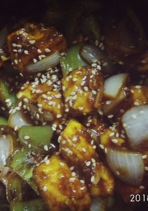 A picture of Chilli paneer authentic.