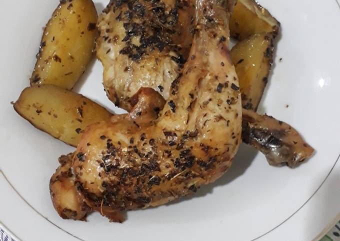 Roasted chicken ala bunda mita