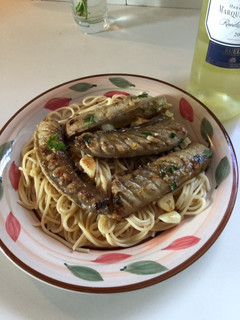 Una foto de Atún de ijá con Spaguetti