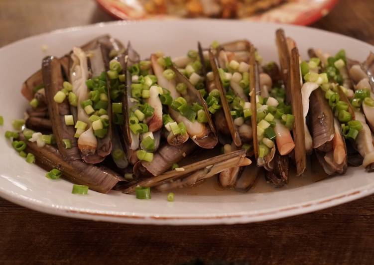 Step-by-Step Guide to Prepare Super Quick Homemade Razor clam, Asian flavour