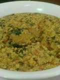 Fried fish egusi soup