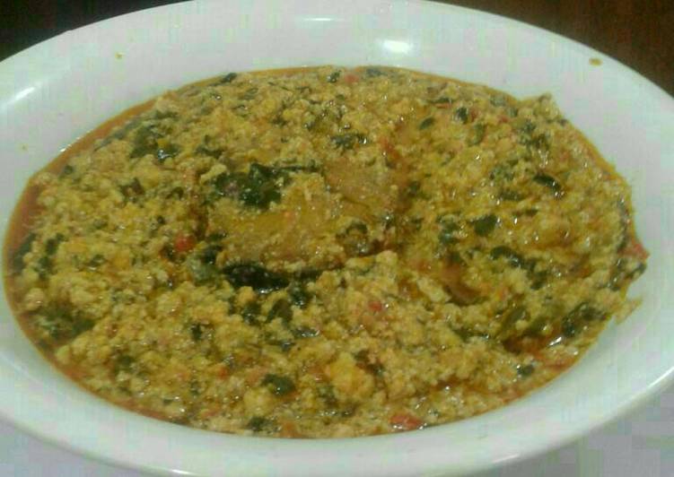 Recipe of Homemade Fried fish egusi soup