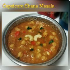 A picture of Capsicum Chana Delight.