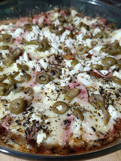 Una foto de Pizza dietética en licuadora