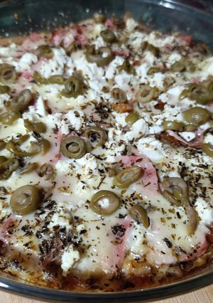 Una foto de Pizza dietética en licuadora
