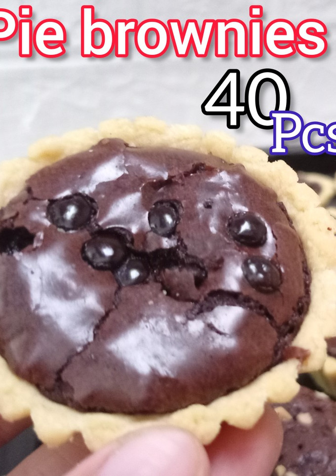 Foto resep Pie brownies 40 pcs