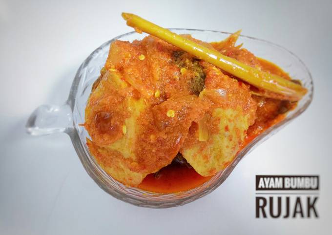 Resep Ayam Bumbu Rujak, Menggugah Selera