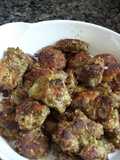 Noggets de pollo al perejil y ajonjolí