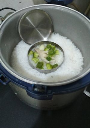 Foto resep MPASI tim ceker brokoli bayi 8 bulan