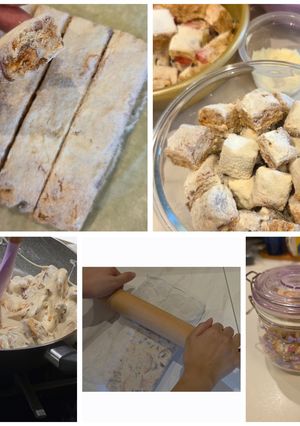 黑芝麻紅棗雪花酥 的食譜成品照片