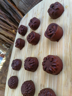 Una foto de Bombones de chocolate