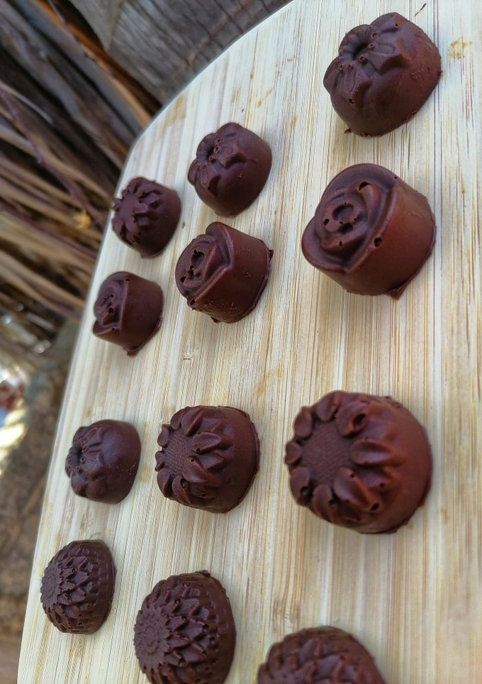 Una foto de Bombones de chocolate