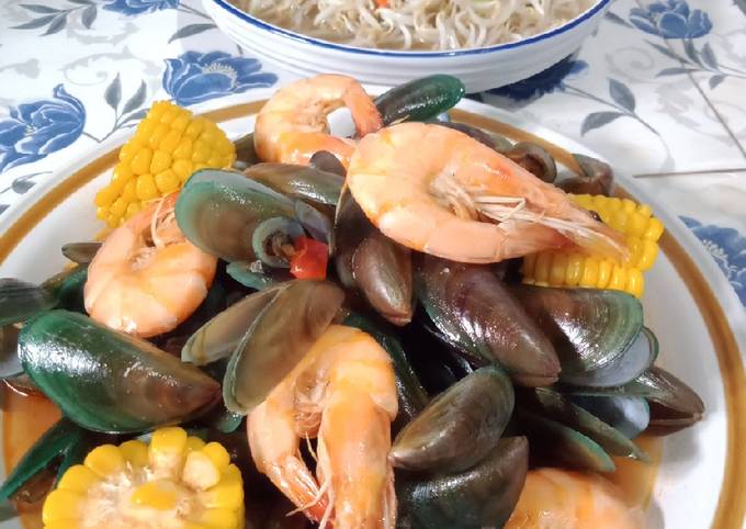 Resep Kerang Hijau, Udang Saos Padang oleh Agustin Dwi ...