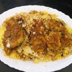 A picture of Fish biryani masala very tasty.