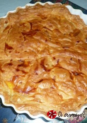 A picture of Sujuk pie.