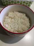 Arroz cocido con mitad de calorías