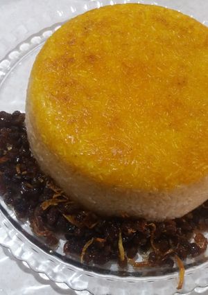 عکسی از دستور برنج قالبی