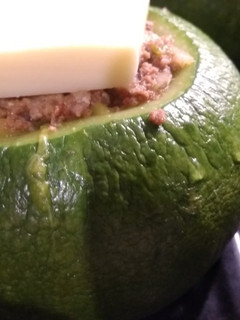 Una foto de Zapallitos enteros rellenos