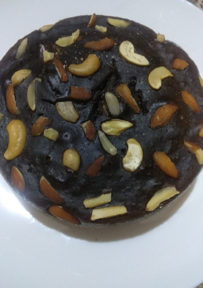 ட்ரை ப்ரூட் கொக்கோ கோதுமை கேக் (Dry fruit cocoa kothumai cake recipe in tamil) செய்முறை முக்கிய புகைப்படம்