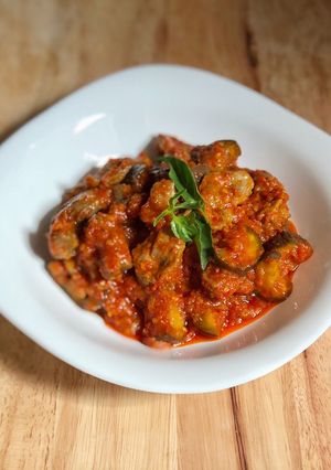 Foto resep Ampela terong pedas