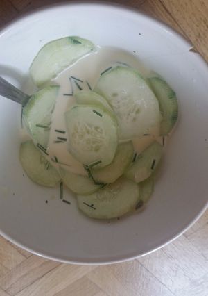Une photo de Salade de concombre