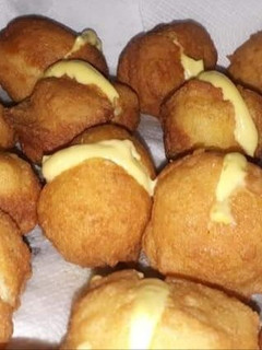 Una foto de (KETO) BUÑUELOS RELLENOS