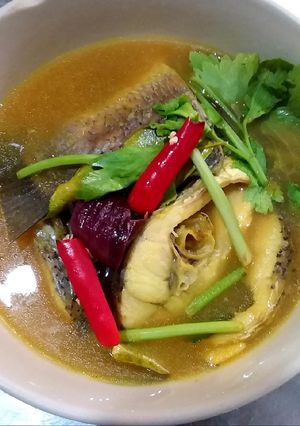 รูปของ ปลากะพงขาวต้มส้ม