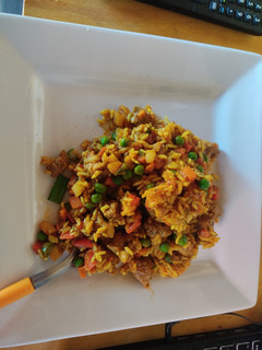 Una foto de Guiso de Arroz con Pollo