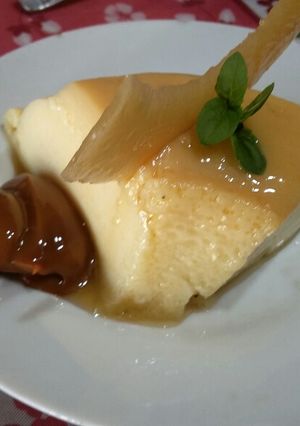 Una foto de Flan casero 💗😍