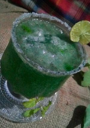 A picture of Amla Murabba minty drink.