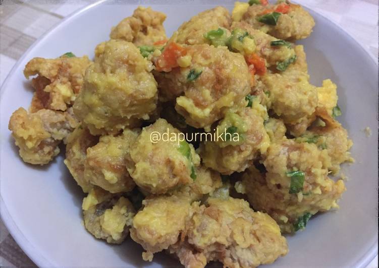 Resep Ayam Saus Telur Asin, Enak Banget