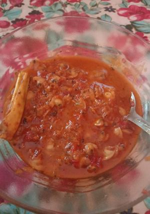 Foto resep Tumis kerang santan saus tiram