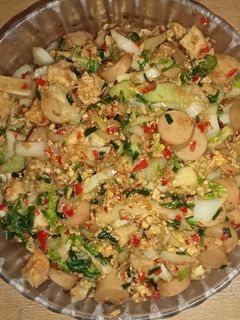 Foto resep Crazy Vegetables with Sausages and Tofu