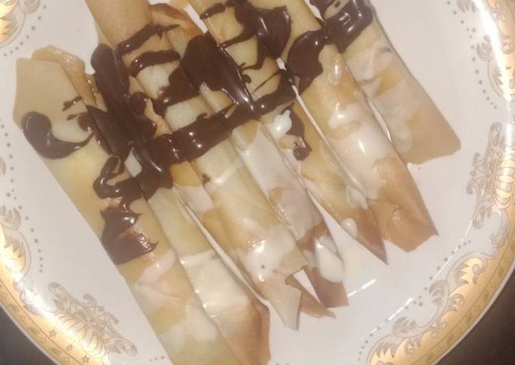 Banana roll Coklat Vanila