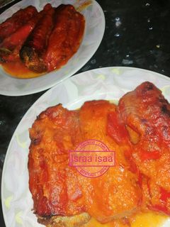 صورة لوصفة طرشي أحمر محشي 🌶 مع صلصة الطماطم